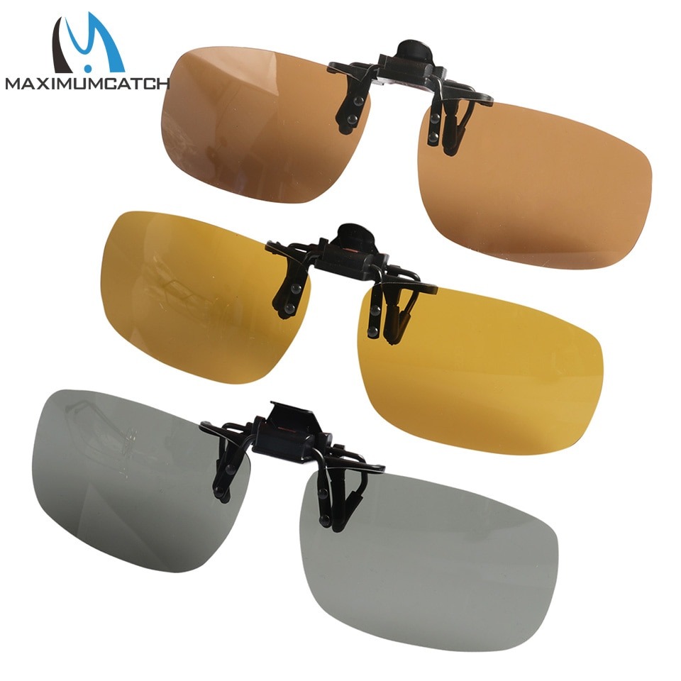 Super Light Polarized Clip On Sunglasses Uv 400 Protection Glare Blocking 