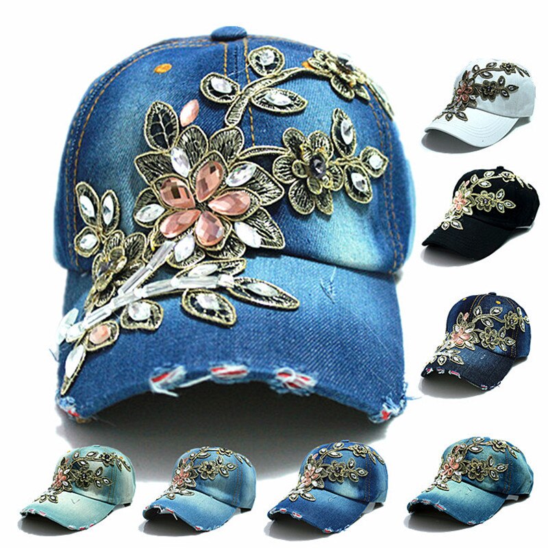 wholesale fall fashion Denim Baseball cap Sports Hat cap canvas ...
