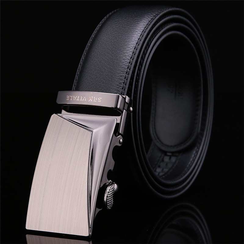 Good Belts for Men 100% Cow Genuine Leather Mens Belt Male Automatic ...