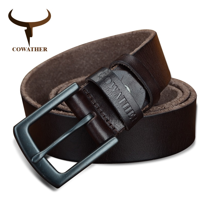 100% cowhide genuine leather belts for men vintage 2019 new design male ...