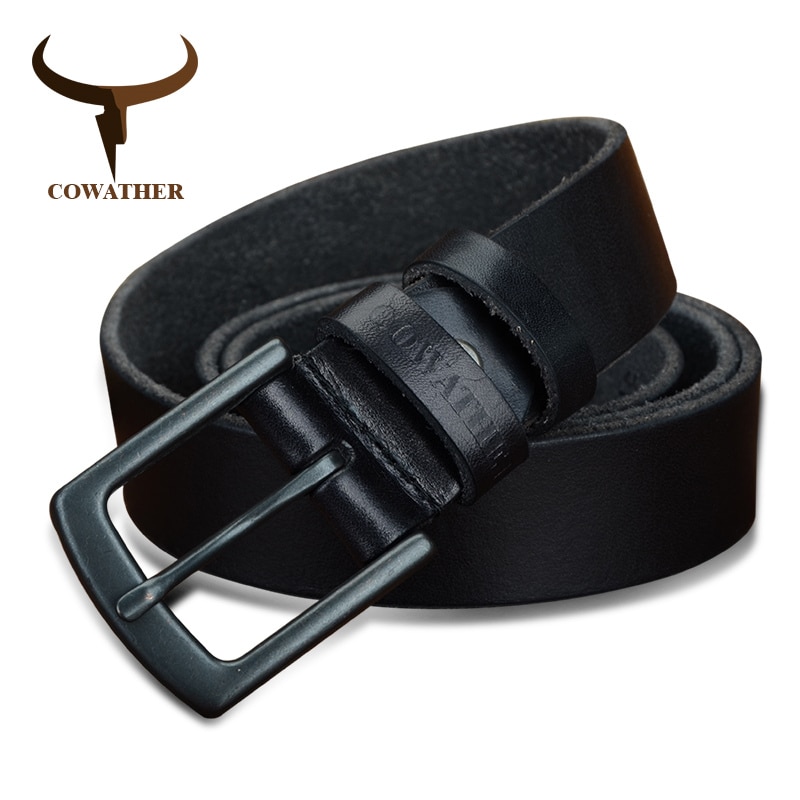 100% cowhide genuine leather belts for men vintage 2019 new design male ...