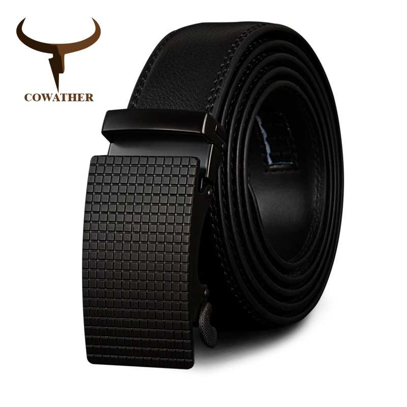 Cow Genuine Leather Belts High Quality for Men Automatic Vintage Male ...