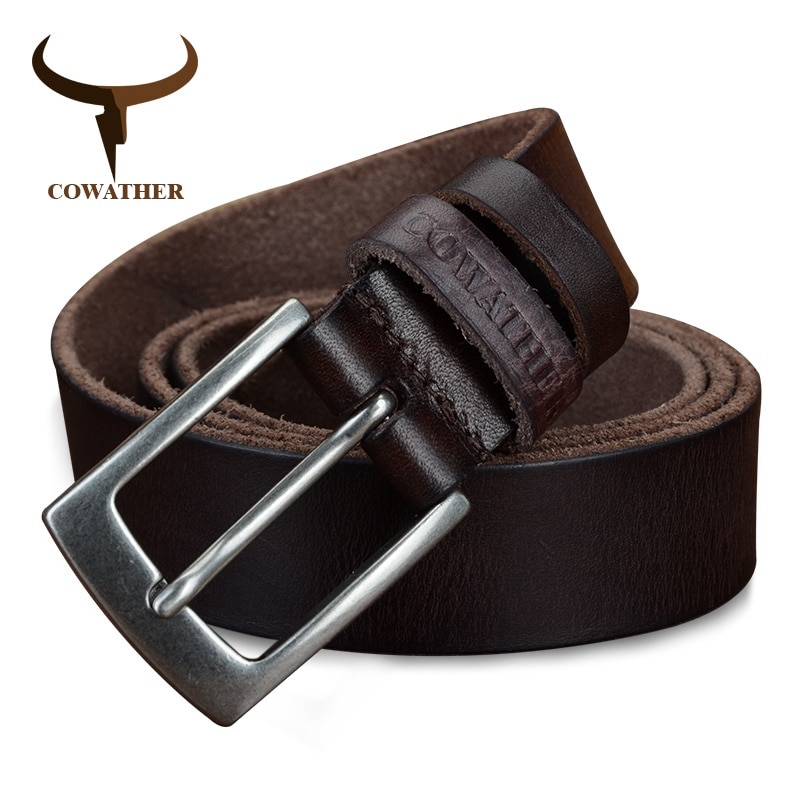 top cow genuine leather men belts 2019 newest arrival three color hot ...