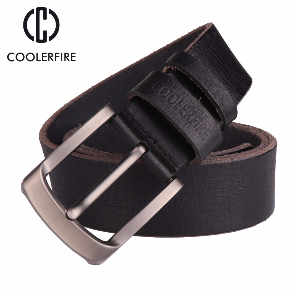 2017 New men belt top full grain 100% real genuine cowskin leather soft ...