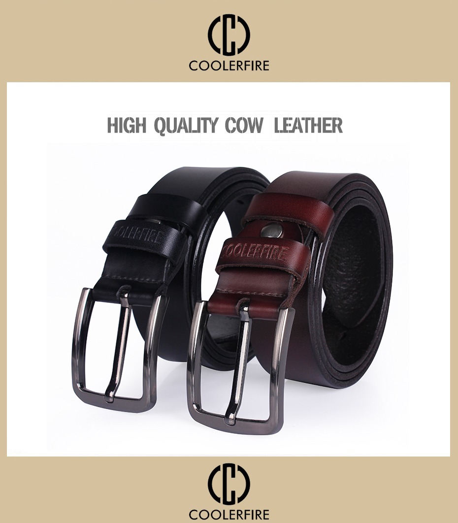 High quality men's genuine leather belt designer belts men luxury strap ...