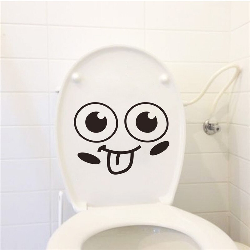 Funny Quotes Pattern Toilet Stickers For Home Decoration Waterproof ...