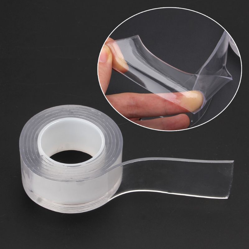 Reusable Adhesive Silicone Tape Universal AntiSlip Doublesided Wall