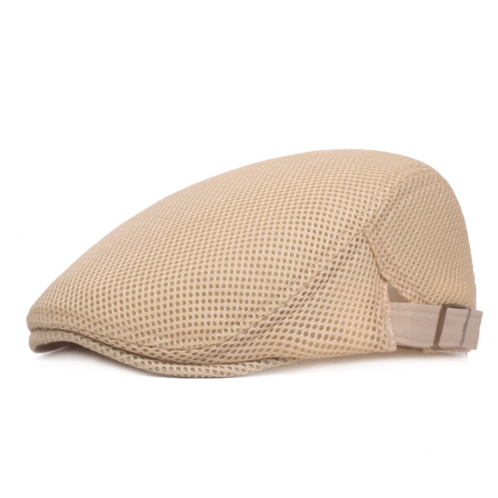 2020 new mesh breathable beret men women fashion casual beret spring ...