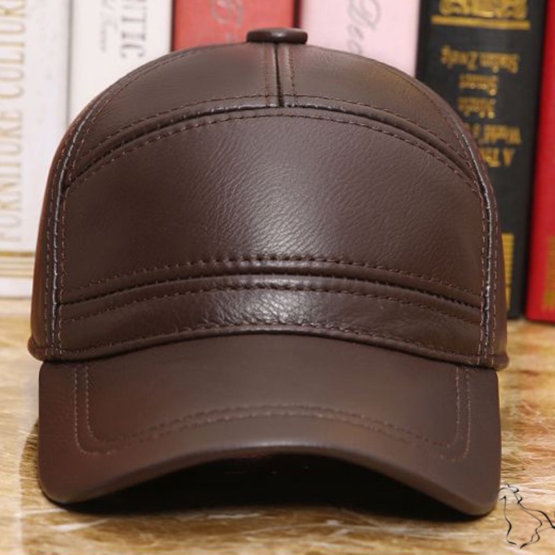 Gorras Winter 2020 Military Hats Haisum Genuine Leather Men's Army Cap ...