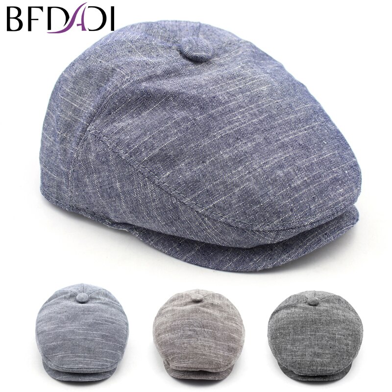 BFDADI 2020 Vintage Hat Women’s And Men’s Spring Newsboy Cap New Casual ...