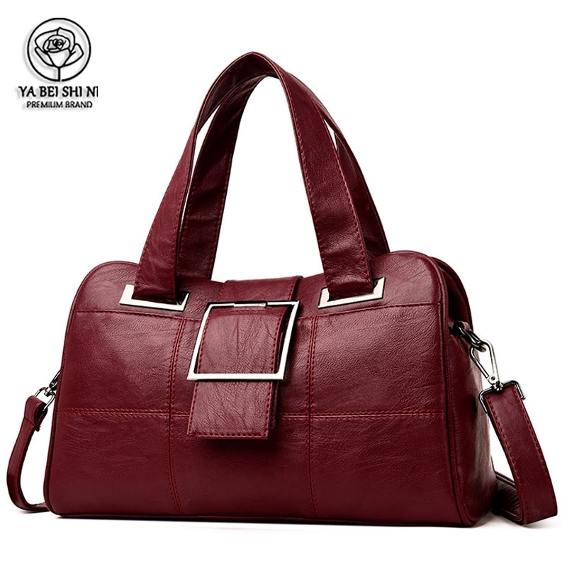 Women’s Handbag Female Leather Shoulder Bag Luxury Handbags Women Bags ...