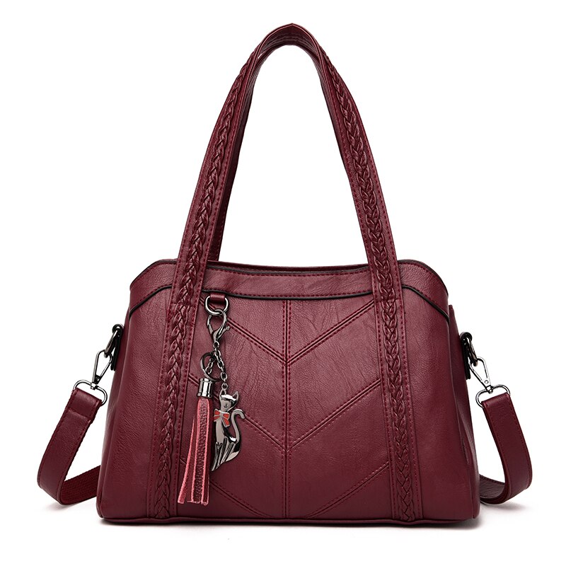 White luxury handbags women bags designer leather Shoulder Bag Boutique ...