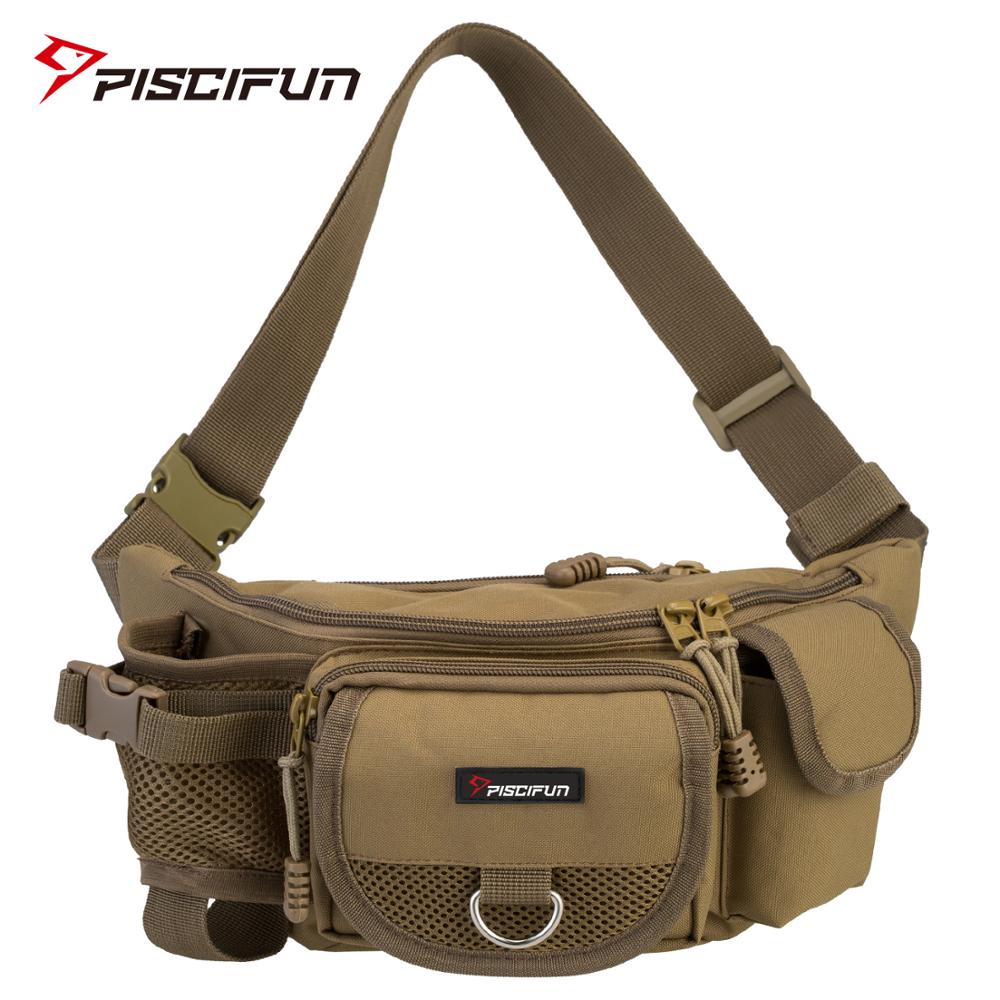 Piscifun Fishing Bag Multifunctional Outdoor Waist Bag Portable Lure ...