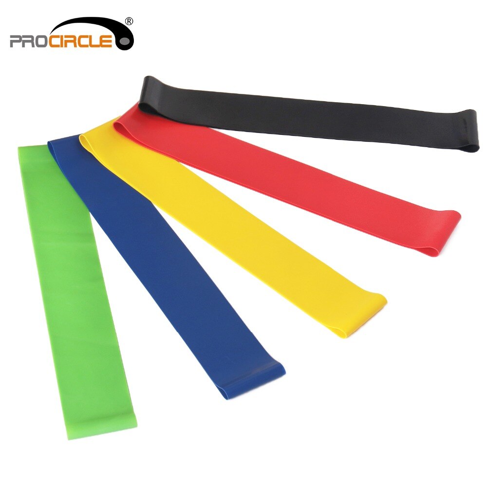 Resistance Band Set of 5 with bag- Exercise Bands Workout Bands Loop ...