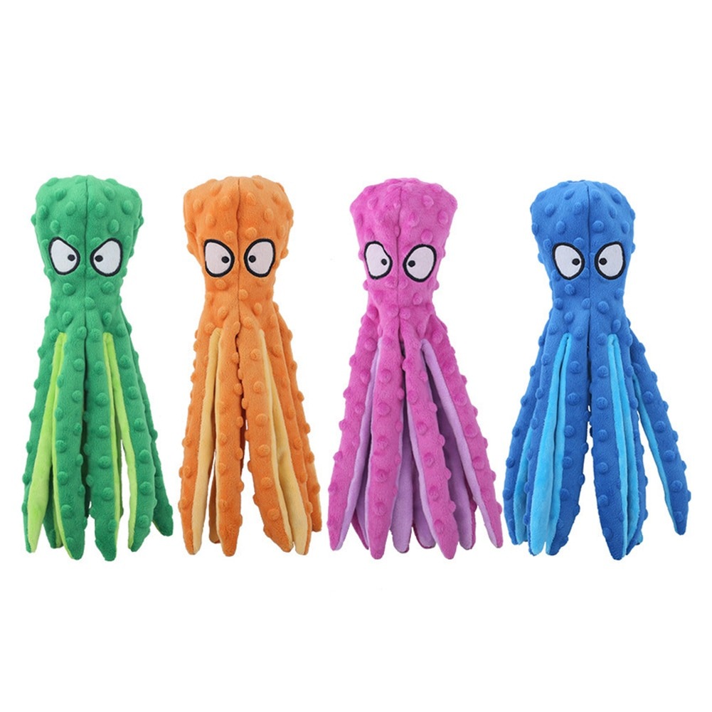 plush octopus dog toy