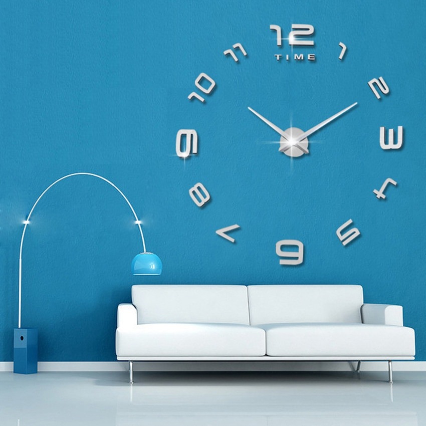 2020 New Silent Wall Clock Saat Classic Style Home Decor Decoration Living Room Watches Fashion