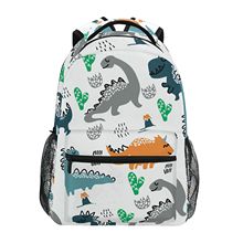 2021 Boy Girl School Backpack Dinosaur Printing School Bag Children ...