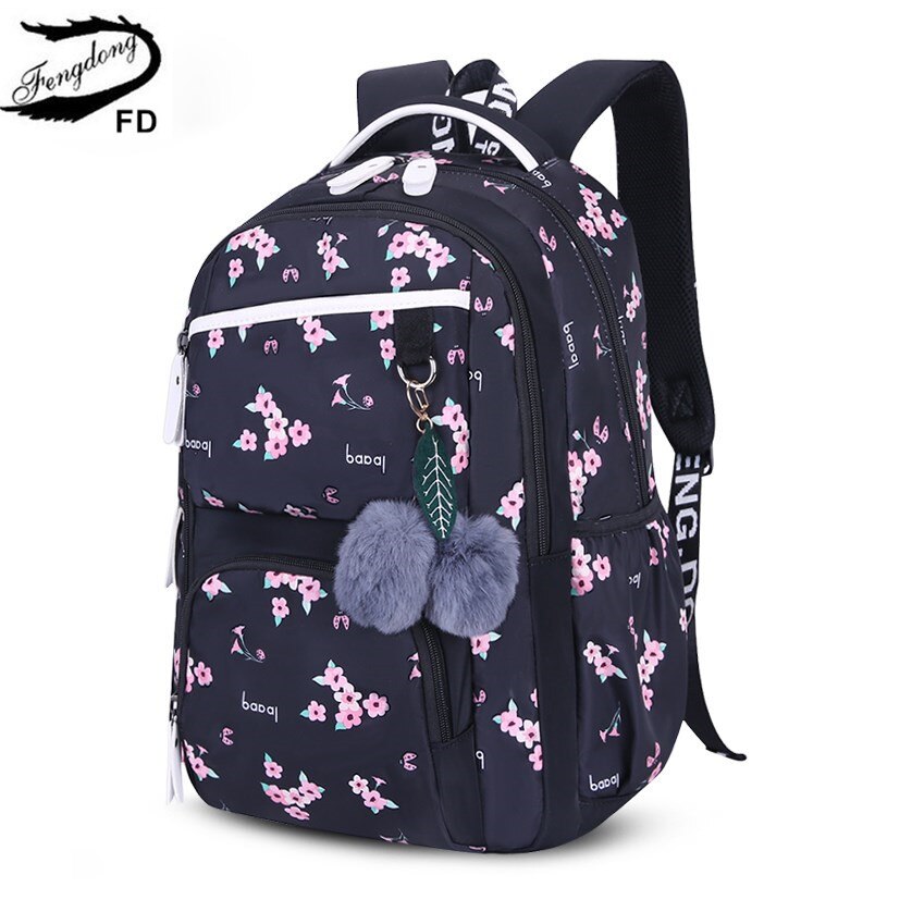 Fengdong cute school bags for teenage girls korean style school ...